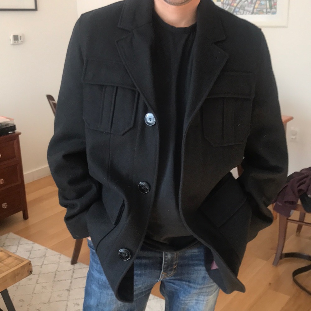 Men’s Guess Wool Pea Coat